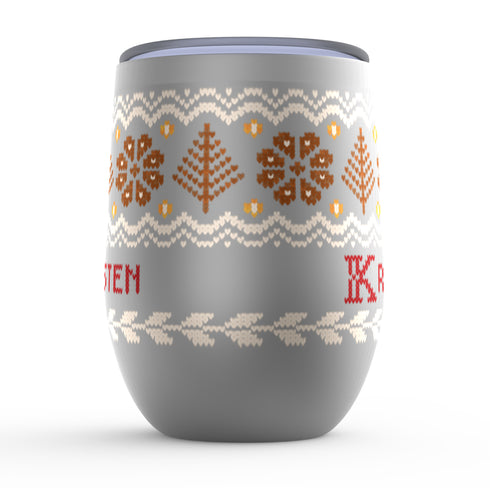 Autumnal Forest Stemless Wine Tumblers